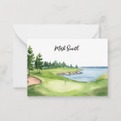 ゴルフコース ノートカード (正面)