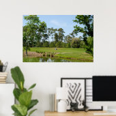 ゴルフコース ポスター (ホームオフィス)