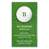 ゴルフコース マグネット名刺 (正面縦)