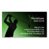 ゴルフコース マグネット名刺 (正面)