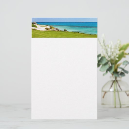 ゴルフコース 便箋 (スタンド正面)