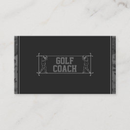 ゴルフコーチインストラクター先生レッスン指導 名刺