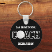 ゴルフコーチスポーツキーチェーン キーホルダー (正面)