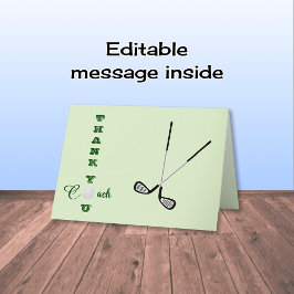 ゴルフコーチスポーツ サンキューカード