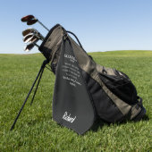 ゴルフコーチ ギフト 面白い ゴルファー トレーナー 教師 ゴルフタオル (グリーン)