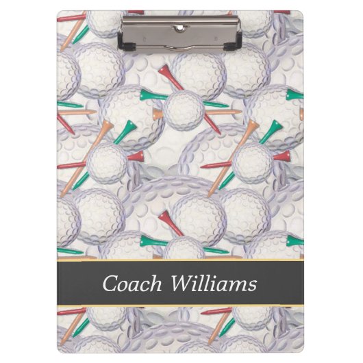 ゴルフコーチ クリップボード (正面)