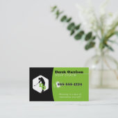 ゴルフコーチ |トレーナーの練習レッスン 名刺 (スタンド正面)