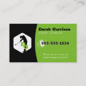 ゴルフコーチ |トレーナーの練習レッスン 名刺 (正面)