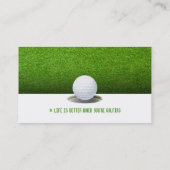 ゴルフコーチ |プロフェッショナルゴルフインストラクターレッスン 名刺 (裏面)