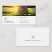 ゴルフコーチ |プロフェッショナルゴルフインストラクター 名刺 (正面/裏面)