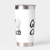 ゴルフコーチ 保温保冷タンブラー (左面)