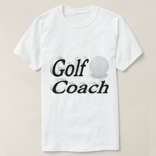 ゴルフコーチ Tシャツ (デザイン正面)