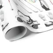 ゴルフゴルファーのゴルフ誕生日パーティー ラッピングペーパー (ロールコーナー)