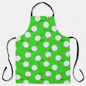 ゴルフゴルファーのゴルフ、おもしろいゴルフボール及びティー エプロン (正面)