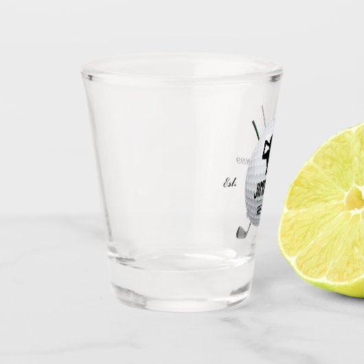 ゴルフゴルファーのボールクラブ飲み物用品パブ ショットグラス (左)