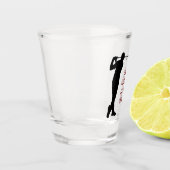 ゴルフゴルファーのユーモア ショットグラス (左)