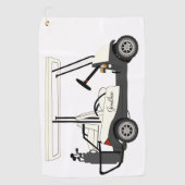 ゴルフゴルファーカートクラブボールタオル ゴルフタオル (正面)