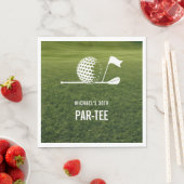 ゴルフゴルファーゴルフミニマリストメンズ誕生日 スタンダードランチョンナプキン (インサイチュ)