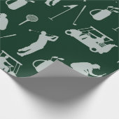 ゴルフゴルファーゴルフ用ゴルフカート及びバッグ ラッピングペーパー (角)