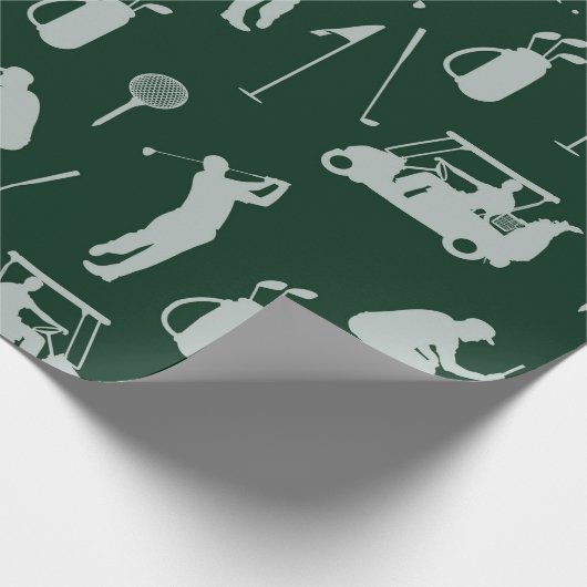 ゴルフゴルファーゴルフ用ゴルフカート及びバッグ ラッピングペーパー (角)