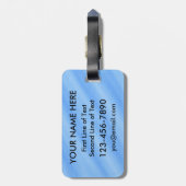 ゴルフゴルファータイポグラフィ荷札テンプレート ラゲッジタグ (裏面縦)