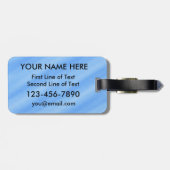 ゴルフゴルファータイポグラフィ荷札テンプレート ラゲッジタグ (裏面横)