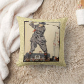 ゴルフゴルファーヴィンテージアンティークゴルフ クッション (ブランケット)