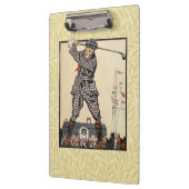 ゴルフゴルファーヴィンテージアンティークゴルフ クリップボード (左)