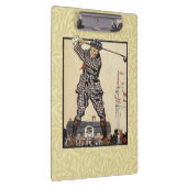 ゴルフゴルファーヴィンテージアンティークゴルフ クリップボード (右)