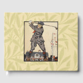 ゴルフゴルファーヴィンテージアンティークゴルフ ゲストブック (正面)