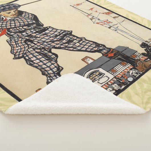 ゴルフゴルファーヴィンテージアンティークゴルフ シェルパブランケット (3/4)