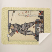 ゴルフゴルファーヴィンテージアンティークゴルフ シェルパブランケット (正面(横))