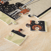 ゴルフゴルファーヴィンテージアンティークゴルフ ジグソーパズル (側面)