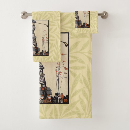 ゴルフゴルファーヴィンテージアンティークゴルフ バスタオルセット (インサイチュ)