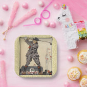 ゴルフゴルファーヴィンテージアンティークゴルフ ペーパープレート (パーティー)