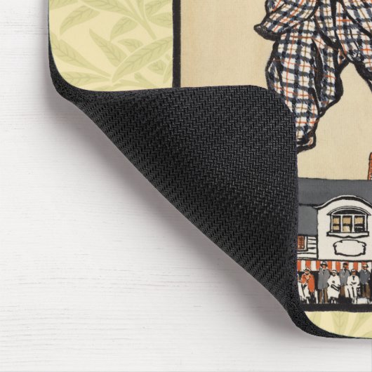 ゴルフゴルファーヴィンテージアンティークゴルフ マウスパッド (コーナー)