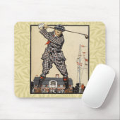 ゴルフゴルファーヴィンテージアンティークゴルフ マウスパッド (マウス)