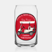 ゴルフゴルフカート飲み物用品セット ガラス缶 (裏面)