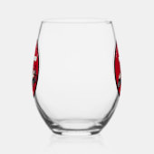 ゴルフゴルフカート飲み物用品セット ステムなしワイングラス (右)