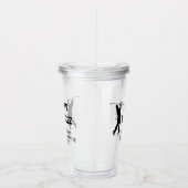 ゴルフゴルフ独身パーティーしようぜ！ アクリルタンブラー (右)