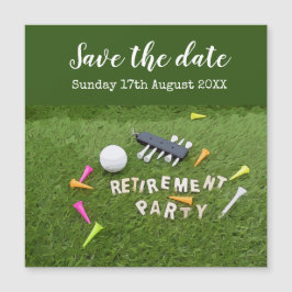 ゴルフゴルフ退職日を緑で保存パーティー