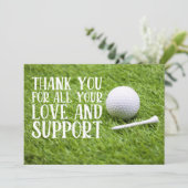 ゴルフサンキューカードのゴルファーへの愛と支援 サンキューカード (スタンド正面)