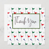 ゴルフサンキューカード付き サンキューカード (正面/裏面)