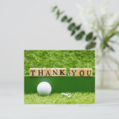 ゴルフサンキューカード及びティー付き ポストカード (スタンド正面)