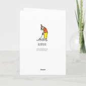 ゴルフサンタイラストレーション シーズンカード (裏面)