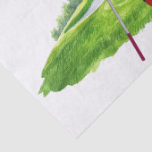 ゴルフサンタクロースのゴルファー、メリークリスマスオングリーン 薄葉紙 (詳細)