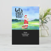 ゴルフサンタクロースクリスマスホリデーパ救ーティー日 招待状 (スタンド正面)