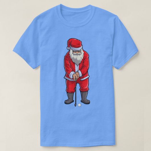 ゴルフサンタティーゴルファーChristmas Club Hat Ball, Xma Tシャツ (デザイン正面)