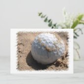 ゴルフサンドピットデザイン招待状 招待状 (スタンド正面)