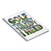 ゴルフザ唯一のセラピー、トレンディー ノートブック (右側)